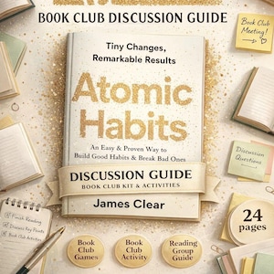 Atomic Habits Book Club Guide Book Club Games Book Discussion