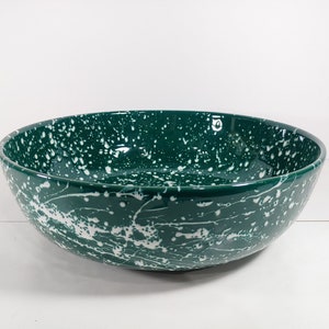 Large bowl 33 cm, centrepiece, bowls, trays, hors d'oeuvres, salad bowl, tureen, bowl, handcrafted Sicilian ceramic