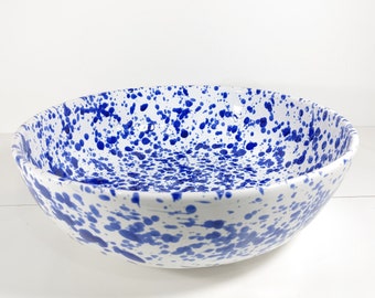 Large bowl 33 cm, centerpiece, bowls, trays, appetizers, salad bowl, bowl, sicilian ceramics