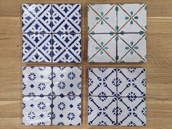 handcrafted Sicilian Aeolian tiles, ceramic coasters, trivets, ceramic tiles, shards, brick, handcrafted ceramics