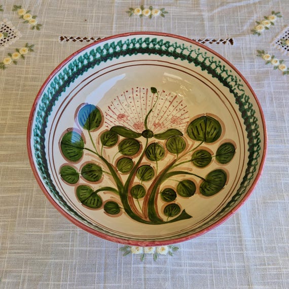 Medium bowl 26 cm, centerpiece, bowls, trays, appetizer dishes, salad bowl, tureen, pasta, bowl, Sicilian artisan ceramics
