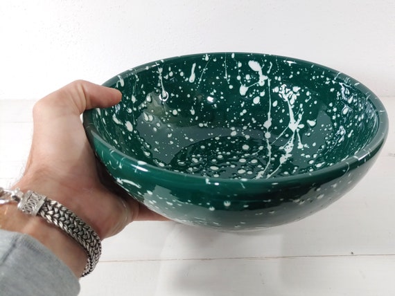Bowl 25 cm high, centerpiece, bowls, trays, appetizers, salad bowl, tureen, bowl, handmade Sicilian ceramic