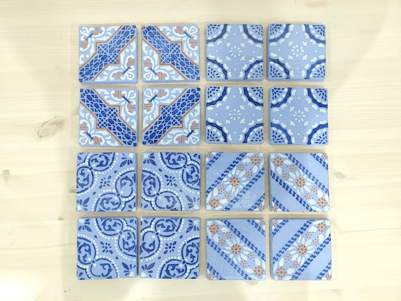 Sicilian Aeolian tiles, handmade ceramic coasters, trivets, ceramic tiles, shards, brick, handmade ceramics