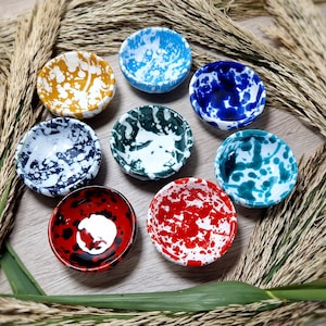 6 cm bowls, small bowls, bowls, trays, appetizer plates, starters, appetizers, aperitifs, olives, handcrafted Sicilian ceramics