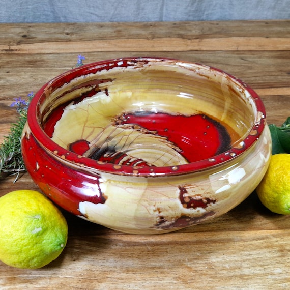 Centerpiece cm 30 Sicilian Ceramic Caltagirone Artisan made entirely by hand