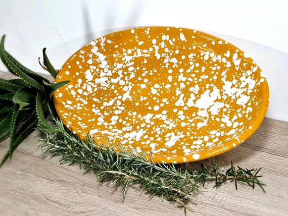 Oval plate 40 cm, centerpiece, bowls, tray, appetizers, salad bowl, tureen, pasta, flow, Sicilian handmade ceramics