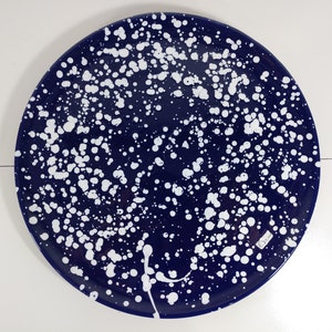 Round plate 30 cm, centrepiece, cut plate, tray, appetizer, pizza plate, platò, pasta, course, handcrafted Sicilian ceramic