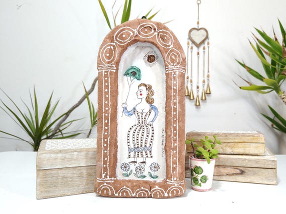 Sicilian Tile The Lady of the Demone Valley, home decor and design