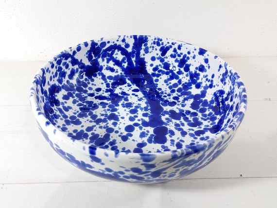 Bowl 26 cm low, centerpiece, bowls, trays, appetizers, salad bowl, tureen, bowl , Sicilian handmade ceramics