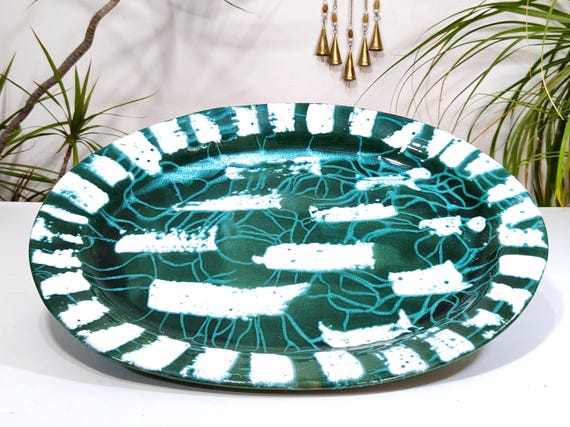 Large oval 47 cm triple fired new Aeolian style