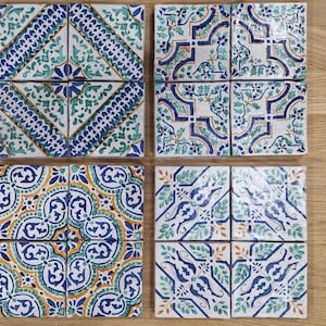 Sicilian Aeolian tiles, handmade ceramic coasters, trivets, ceramic tiles, shards, brick, handmade ceramics