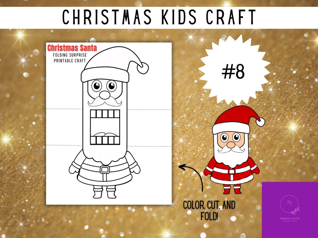 Printable Christmas Kids Crafts - 10 Fun Holiday Activities - PDF ...