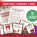 Printable Christmas Charades Cards - 30 Holiday-themed Cards - PDF ...