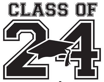 Clase de 2024 Graduación Senior SVG PNG JPG