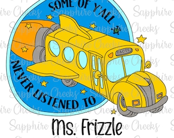 Ms Frizzle Png - Etsy