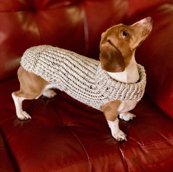 Loom Knit Dog Sweater Pattern Etsy