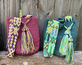 Handmade Weaved Crossbody Bag, Artisan Women's Handbag