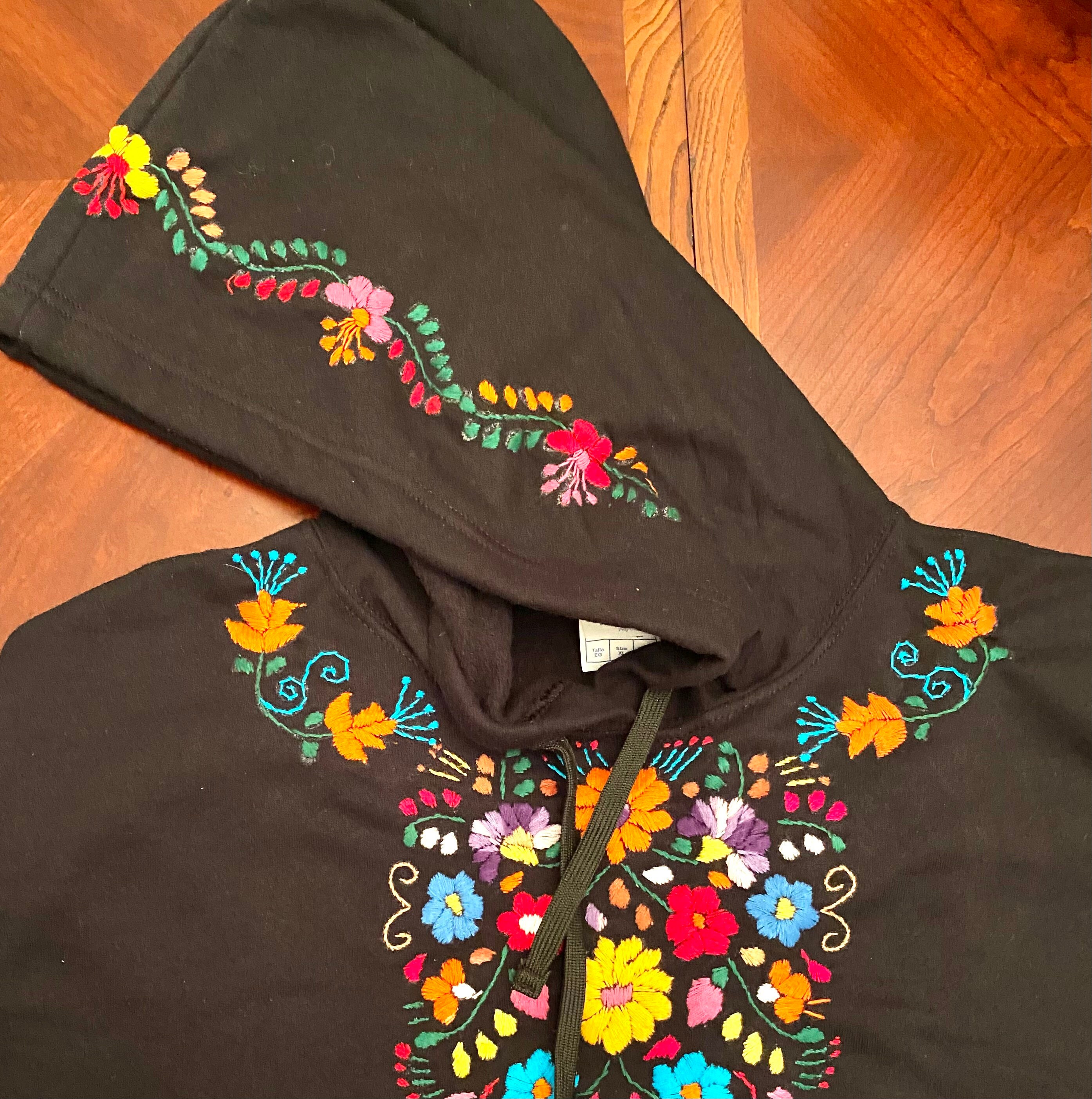 MDX Ecru Hoodie Sweatshirt with Embroidery 6141 - Málaga main image 0