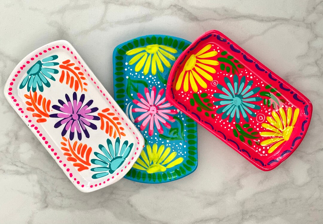 Colorful Soap Dish, Trinket Dish, Jewelry Dish, Soap Dish Ceramic ...