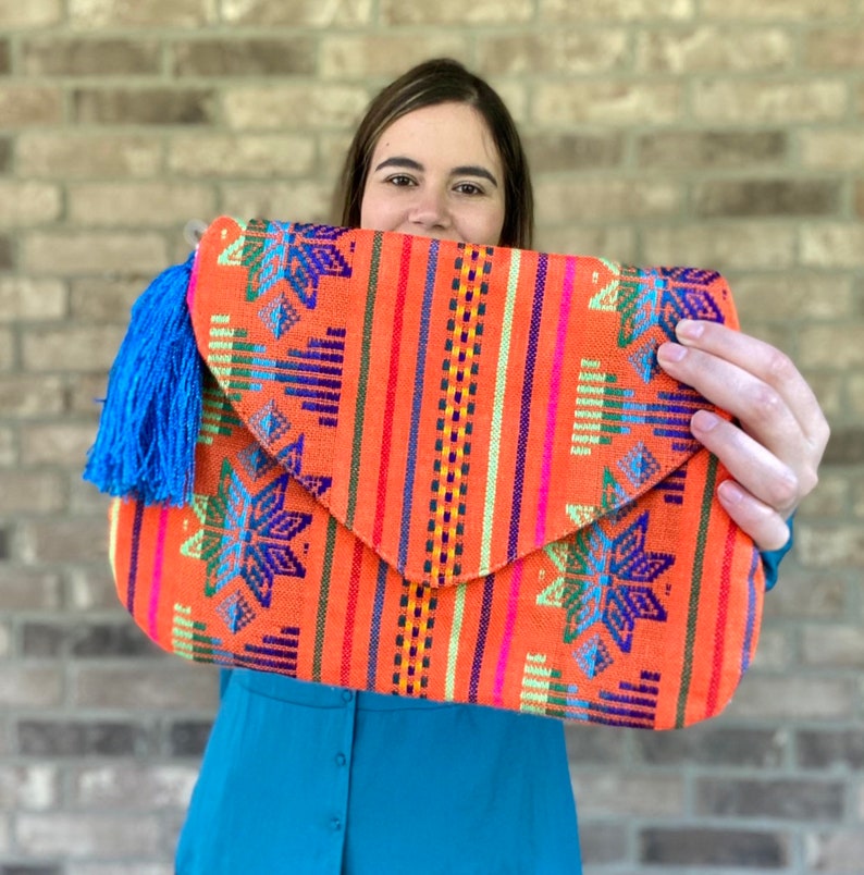 Handmade Mexican Bag Tribal Crossbody Bag Colorful Crossbody Etsy