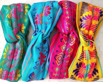 Cambaya Turban Headband: Colorful Mexican Fabric Headband