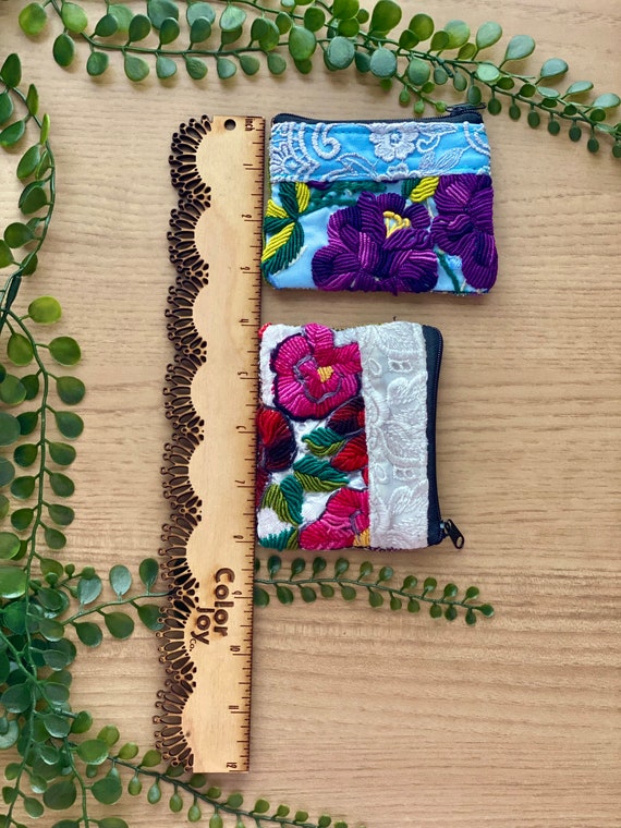Coin Purse, Monedero, Mini Pouch,woven Zipper Pouch, Bolsita