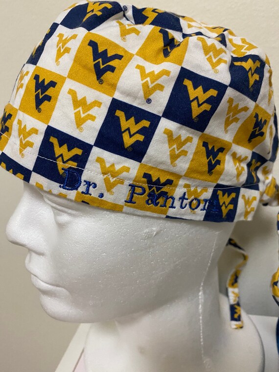 WVU Unisex Scrub Cap | Etsy