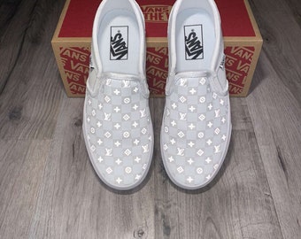 louis vuitton vans slip ons