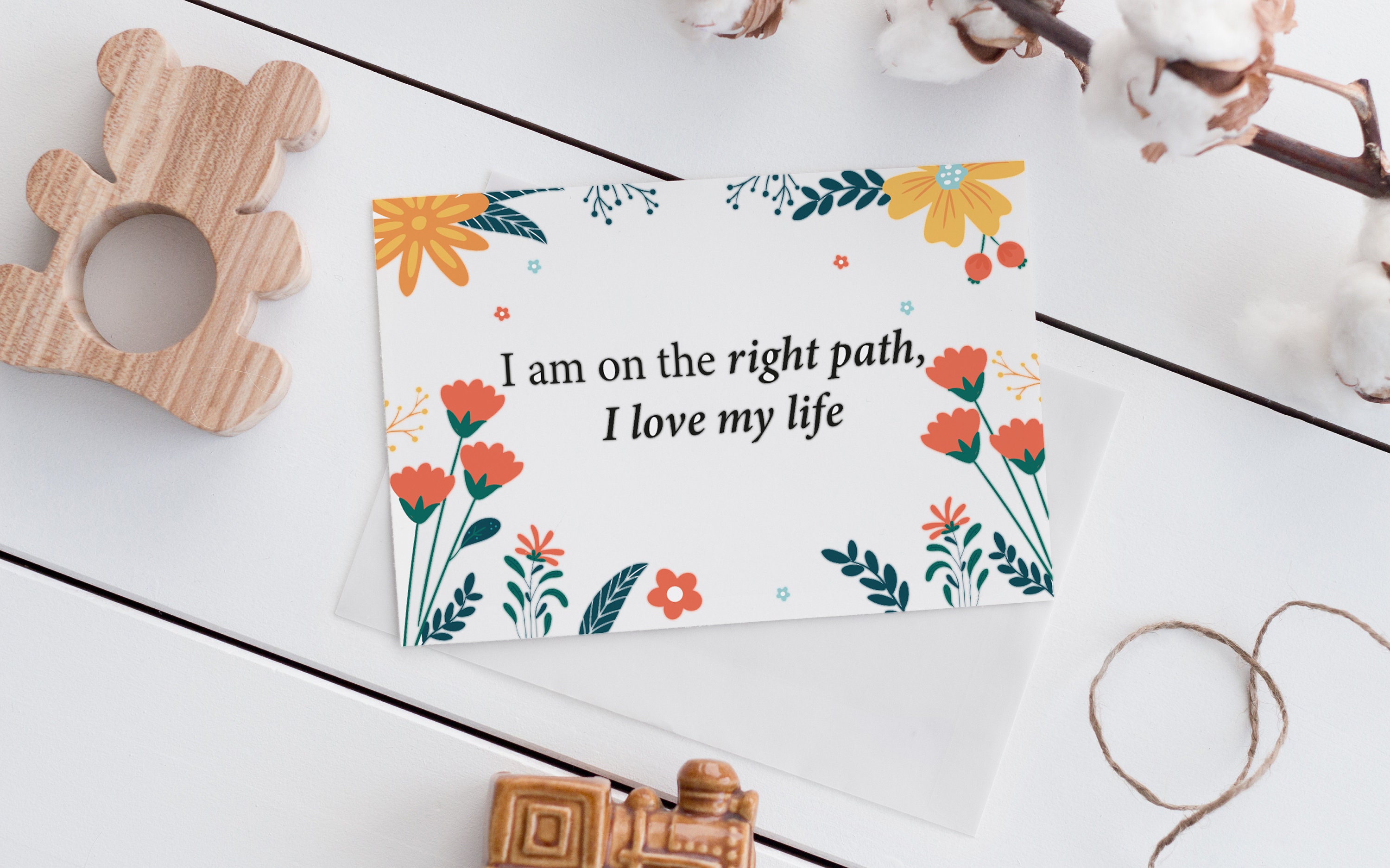 Vision Board Printable Positive Affirmation Cards for Self Love ...