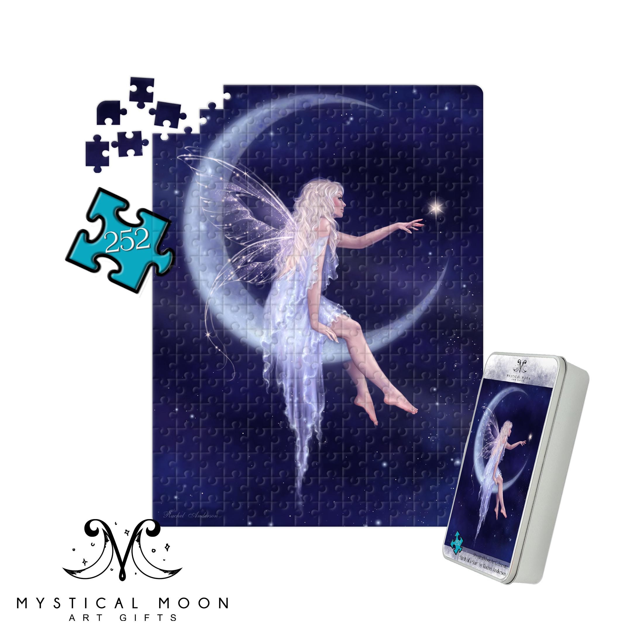 Crescent Moon Fairy Puzzle / 252 Piece Jigsaw Puzzle