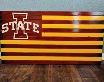 Wood NCAA Legacy Iowa State Cyclones Wood Plank Magnet 3x3 One Size Wood NCAA Legacy Iowa State Cyclones Wood Plank Magnet 3x3 One Size