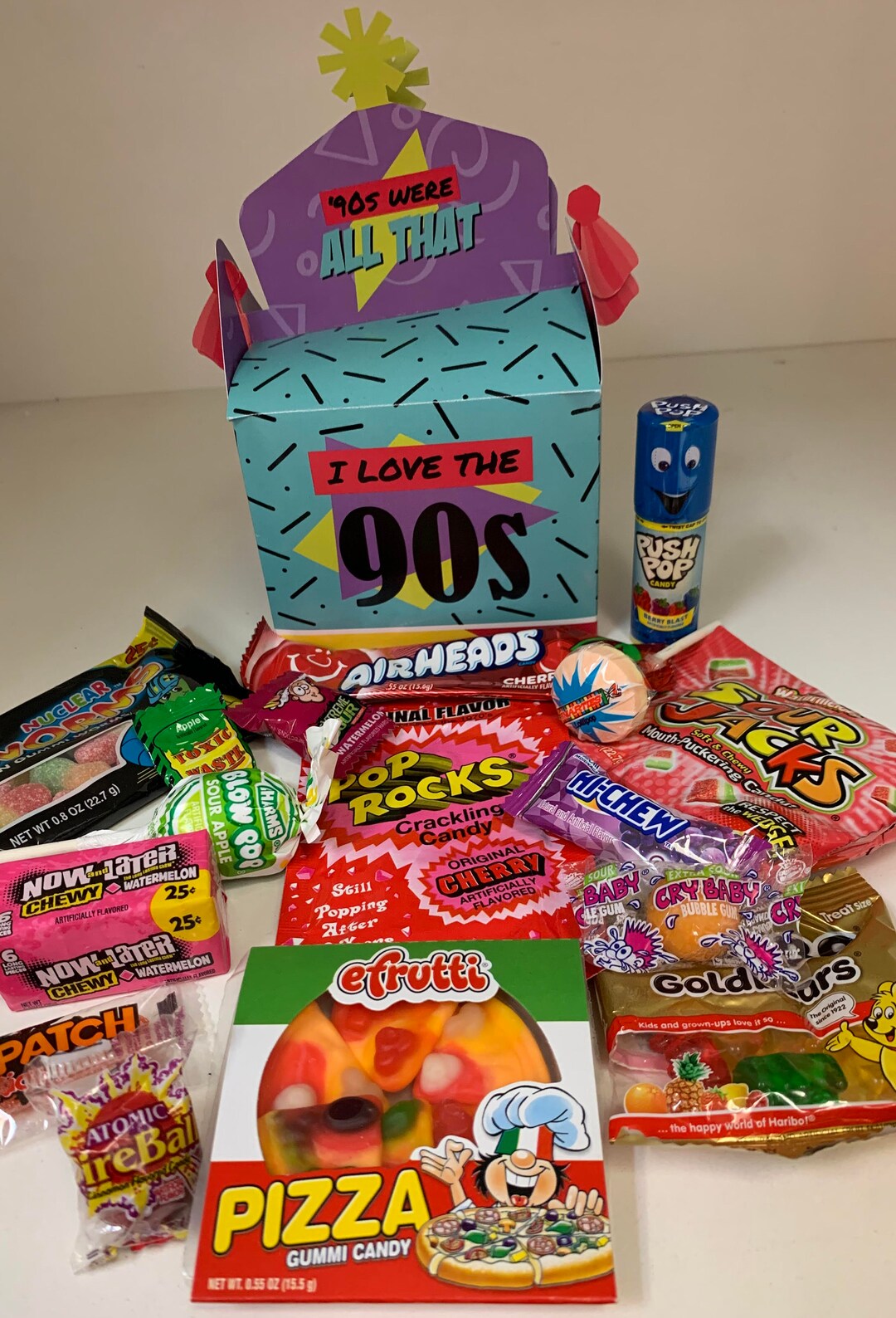 1990's Candy Filled Decade Gift Box Etsy