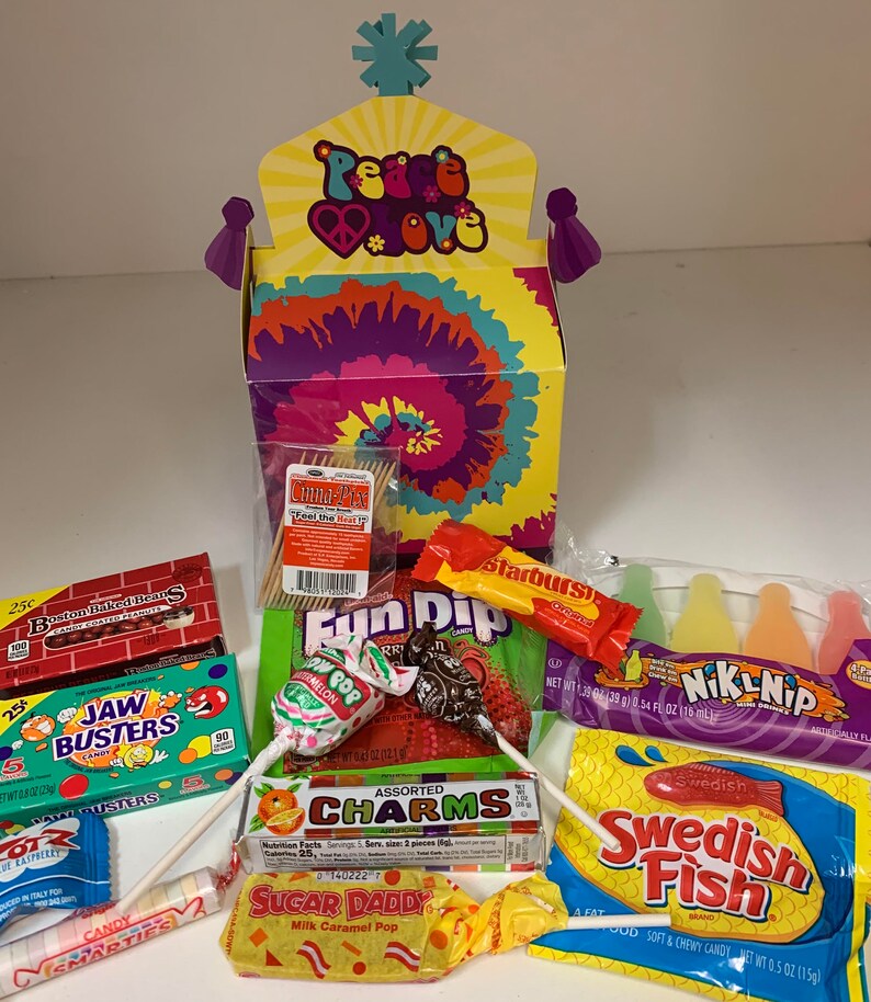 1990's Candy Filled Decade Gift Box Etsy