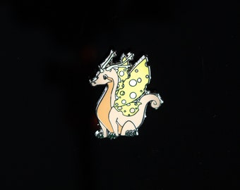 Cheese Dragon Enamel Pin