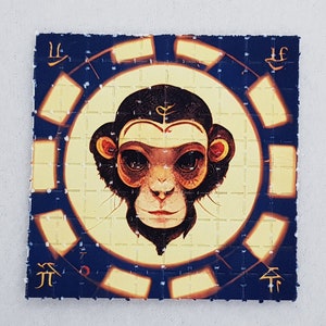 Monkey Prince Blotter Art - Minihoja de 100 pestañas