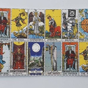 Tarotkaartblotterkunst - miniblad met 100 tabbladen