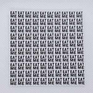 Arte con papel secante Eat me: minihoja con 100 pestañas