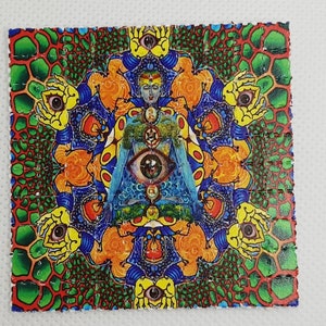 ブロッターアート スマイリーフェイス 印刷状態・紙質最良 コレクションに Fake blotter - Etsy 日本