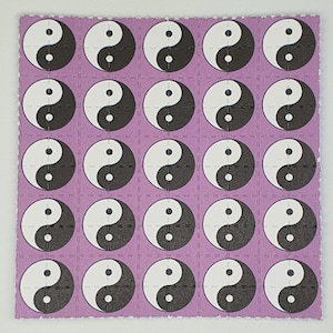 Yin Yang Pink Blotter Art - Mini hoja de 100 pestañas