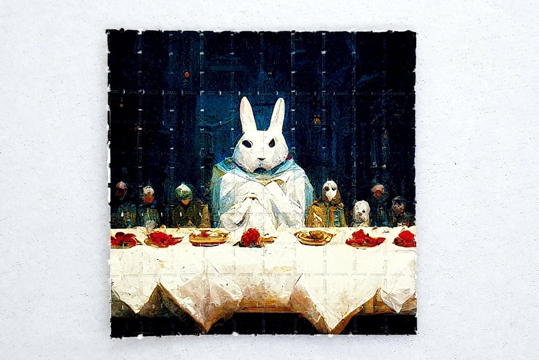 White Rabbit Lsd White Rabbit Supper Blotter Art 100 Tab Sheet Psychedelic LSD Acid Art ...