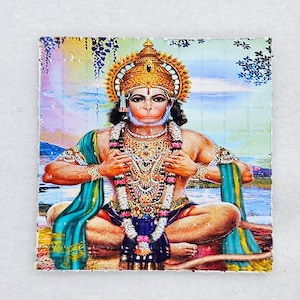 Hanuman Blotter Art - 100 tab sheet psychedelic acid art print