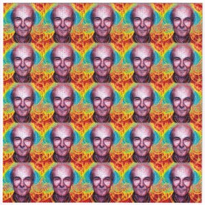 Albert Hofmann 20 painéis de folha de arte mata-borrão, folha de arte ácida, pôster impresso