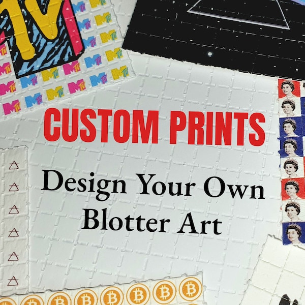 Custom Blotter Art [PRINT ANY DESIGN]