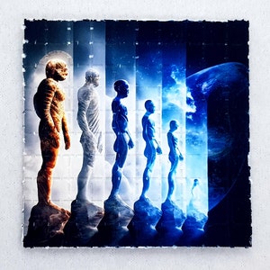 Evolution Blotter Art - impressão de arte psicodélica com 100 abas