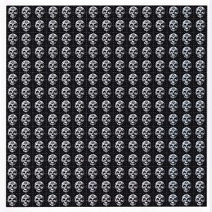 Skull Blotter Art Acid Art Sheet Poster Print