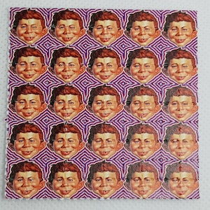 Alfredo e. Neuman blotter art 100 tab hoja de arte ácido arte psicodélico