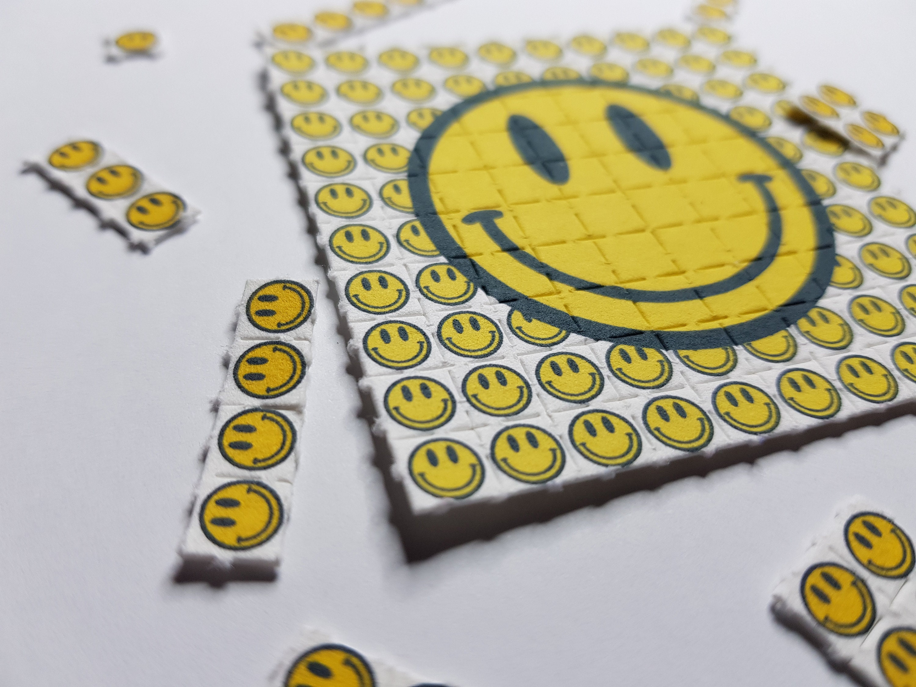 Blotter Art Smiley Face 90's 100 Tab Acid Art Sheet Etsy