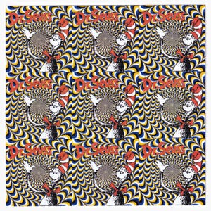 Dr Seuss Blotter Art Acid Art Sheet Poster Print