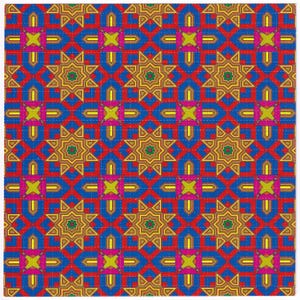Quantum Bloom Blotter Art Acid Art Sheet Poster Print