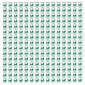 Cartaz de folha de arte ácida com mata-borrão vegano